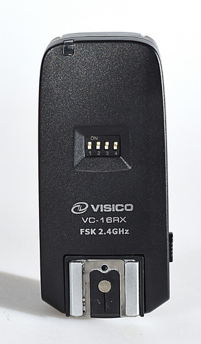 Imagen 5 de 10 de Receptor Radio Visico Vc-16rx P/ Flash Zapata O Estudio