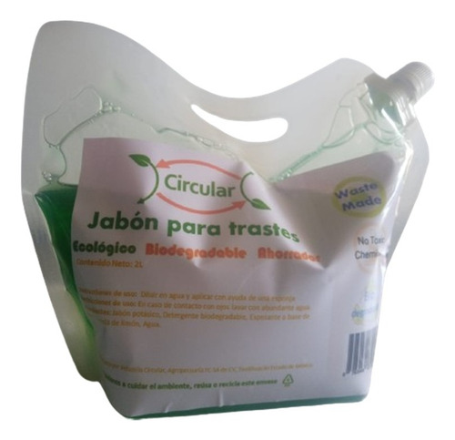 Jabón Biodegradable Para Trastes 2l