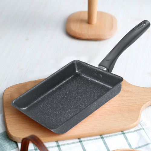 Tamagoyaki Japanese Omelette Pan Mini Pan18x13cm De Negro