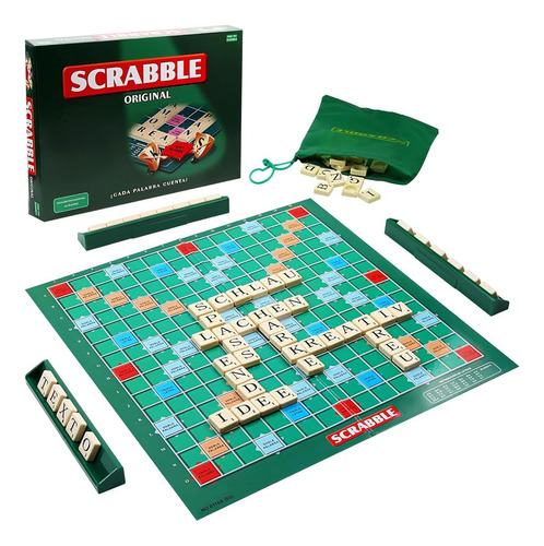 Scrabble Español 2-4 Jugadores Juegos De Mesa