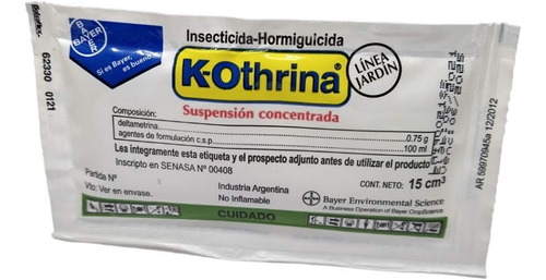 K-othrina X15cm3 - Insecticida Hormiguicida