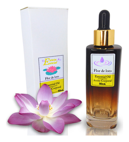 Aceite Esencial De Flor De Loto 50 Ml Puro