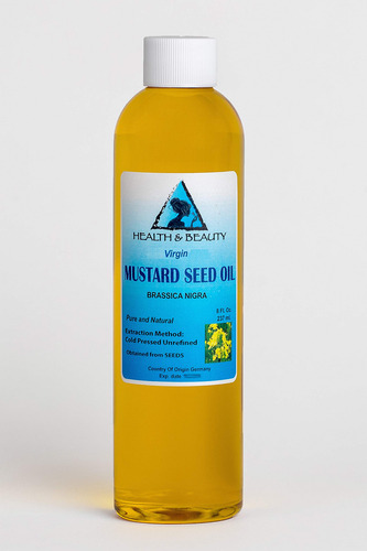 Mustard Oil Organic Unrefined By H&b Oils Center Raw Virgin