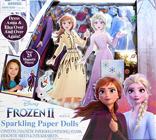 Frozen 2 Sparkling Muñecas De Papel