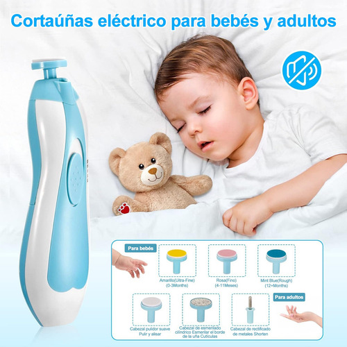 Kit De Higiene Cuidado Bebé Termómetro Salud Manicure 20pzs Color Azul