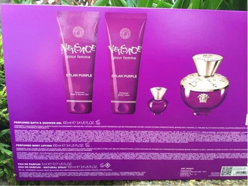Kit Versace Dylan Purple Edp 100ml - Edição Limitada