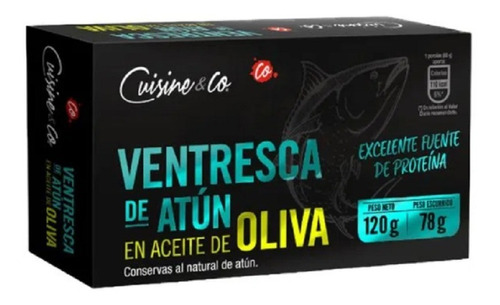 Ventresca Cuisine&co Atún Aceite Oliva 1 - g a $152