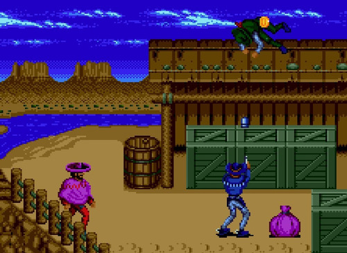 Sunset Riders Snes Super Nintendo Juego Fisico De Vaqueros (Usado)