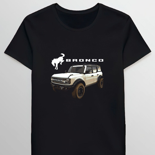 Remera Cactus Grey Ford Bronco Murica Suv Badlands 69536729