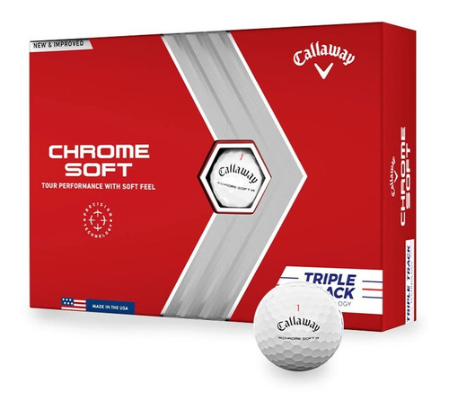 Pelotas Callaway Chrome Soft 20 Triple Track | Color Blanco