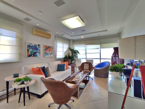 Imagem 3 de 26 de Apartamento Na Praia, Alto Padrão, Frente Mar, 4 Suítes, Varanda Gourmet, Lazer, 2 Vagas, Astúrias, Guarujá. - Ap5288