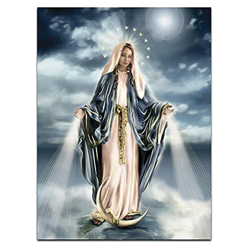 Virgen María Nuestra Señora De Gracia (8 X10 ) Lámin...