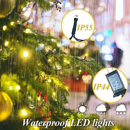 I Guirnalda De 400 Luces Led For Árboles De Navidad 2023