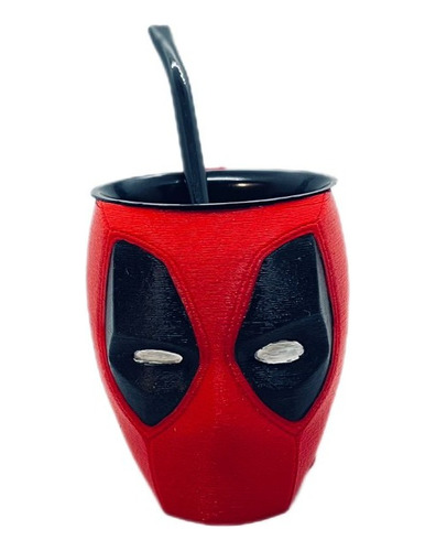 Mate Deadpool Incluye Bombillas Impreso En 3d