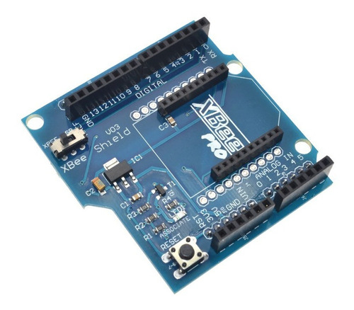 Shield Zigbee Azul Para Arduino Uno Ou Mega - Zigbee Shield 