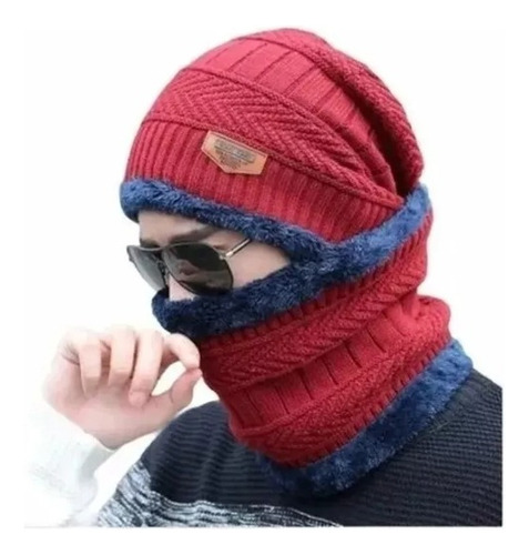 Gorro De Lana Con Interior De Chiporro + Cuello, Invierno