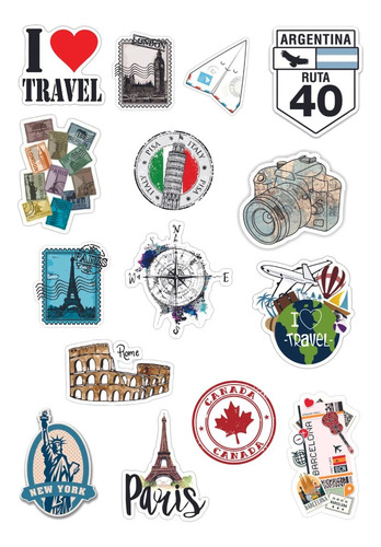 Stickers Vinilo P/termo, Netbooks, Vasos, Netbook Travel