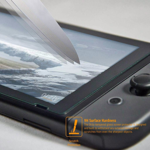 Orzly Vidrio Glass Templado Nintendo Switch Dureza 9h 0.24mm Premiun Original