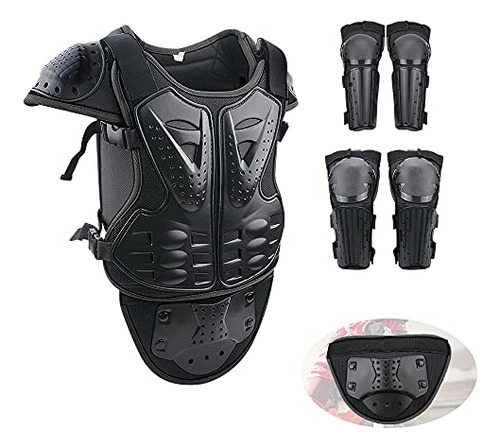 Upgraded Motorcycle Kids Armor Suit Dirt Bike Gear Elbo...