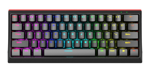 Marvo Teclado Mecanico 60p Compacto Kg962 Switches Blue Game