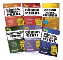 Comprar Constituição Federal + Código Civil + Código De Processo Civil + Código Penal + Código De Processo Penal + Código Do Consumidor - Legislação Seca