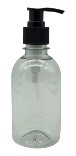 Dispensador De Jabón Negro Con Botella Pet 250ml (25 Pza)