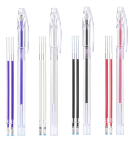 Bolígrafos Borrables Para Costura Sastre 4 Colores 3 Piezas