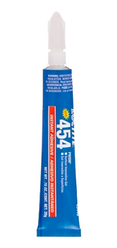 Adhesivo Loctite 454 Prism Insensible A Superficies 20 Gr