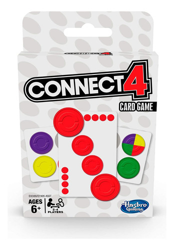 Juego De Mesa Conecta 4 Edición Cartas Para Llevar Hasbro