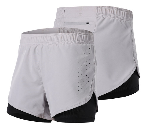 Pantalones Cortos Deportivos Liner Running 2 En 1 Lixada Qui