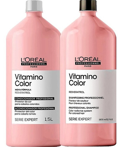 Kit Vitamino Color Loreal Shampoo + Condicionador 1500ml !!