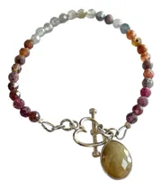 Comprar Pulsera De Raíz De Zafiros En Plata 925