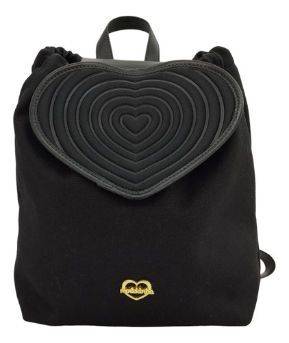 Bolsa Mochila Casual Infantil Passeio Molekinha 20035 Cor Preto