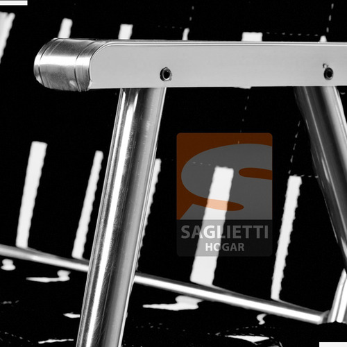 Imagen 6 de 8 de Sillon Aluminio Ancho Xxl Super Reforzado 160 Kg Alumel