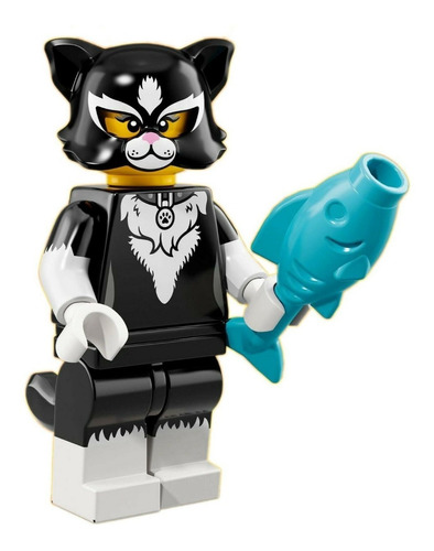 Lego Minifigura 12 Chica Con Disfraz De Gato Fiesta 71021