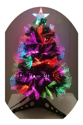 Árvore De Natal Fibra Ótica Super Led Colorida 60cm Bivolt | Parcelamento  sem juros