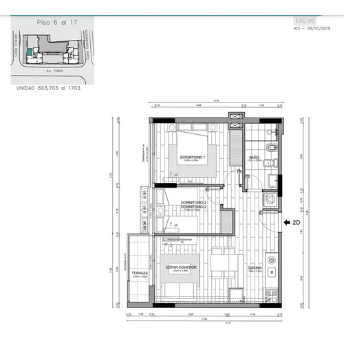 Venta Departamento 2 Dormitorios Terraza Barbacoa - Malvín