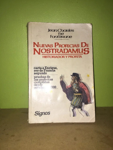 Libro, Nuevas Profecías De Nostradamus De Jean Charles.