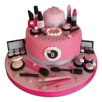 Comprar Adorno De Torta Maquillajes Porcelana Fria