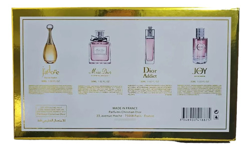 *set Miniaturas Parfum Miss Dior 30 Ml Mujer Spray Collectio