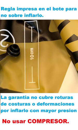 Bote Gomon 300 Con Remos De Aluminio + Inflador De Regalo