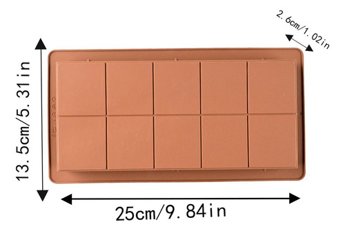Molde Para Hacer Barras De Chocolate Molde De Silicona Para