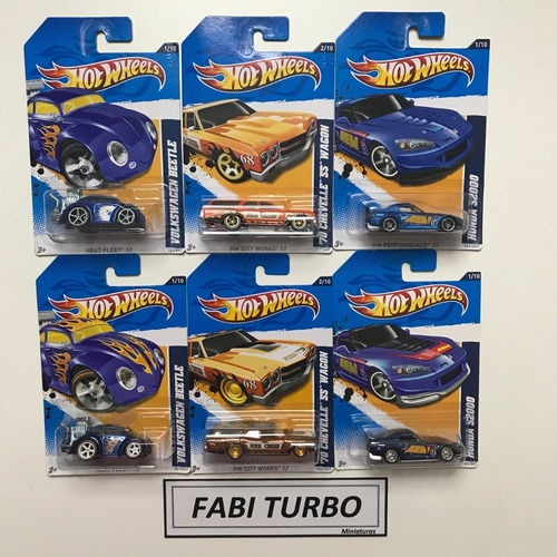 Hot Wheels Coleção Completa Superized 2012 + Normal 30 Minis