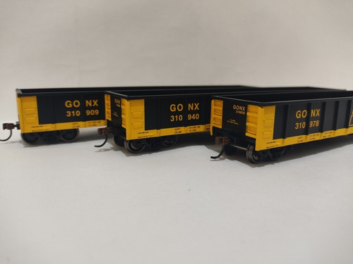 Set De 3 Góndolas 52' Mill Gonx, Athearn Rtr, Escala Ho 