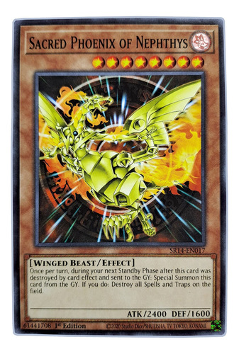 Yugi-oh! Sacred Phoenix Of Nephthys Sr14-en017 Comun