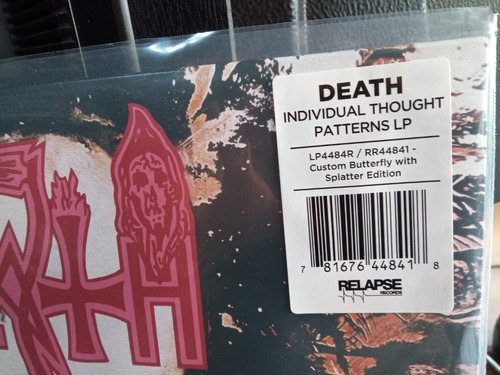 Imagen 2 de 5 de Death - Individual Thought Patterns (reissue) Vinilo Lp