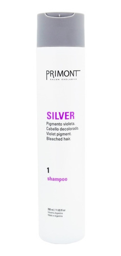 Primont Silver Shampoo Matizador Violeta Rubios Pelo Chico