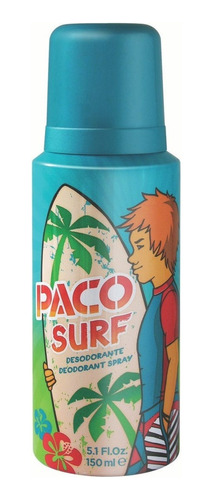 Desodorante Aerosol Niños Paco Surf 150ml Chicos O Paco