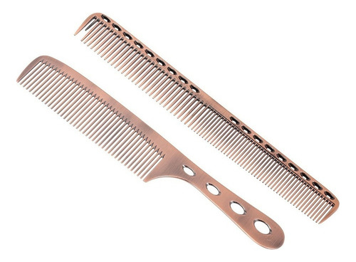 Peine Cabello Salón 2pcs Con El Barbero Profesional Escala