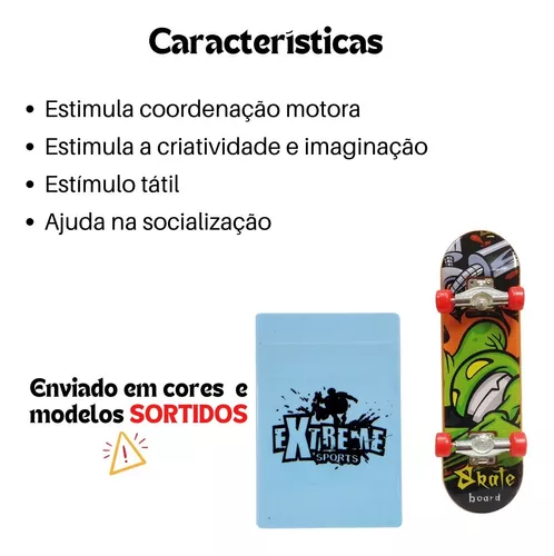 Kit de skate de dedo